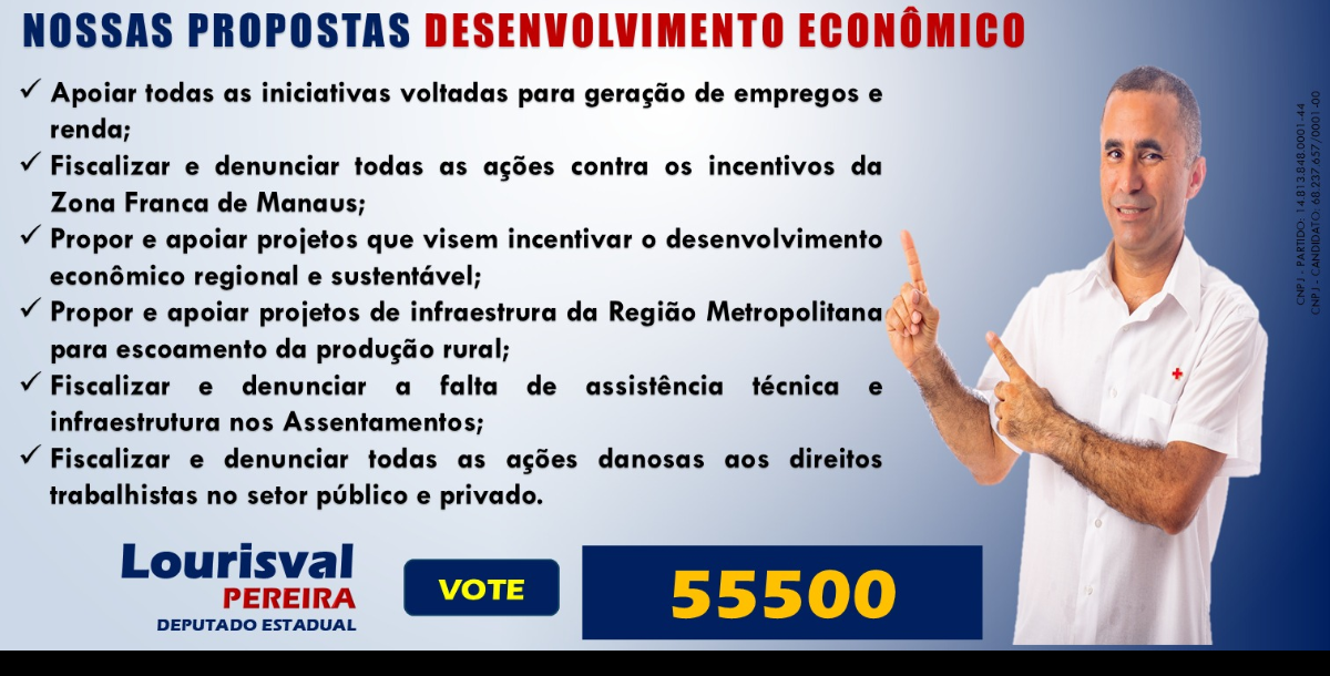 Propostas para o Desenvolvimento Econômico de Lourisval Pereira