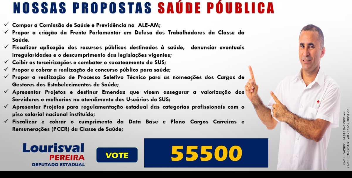 Propostas para a Saúde Pública de Lourisval Pereira